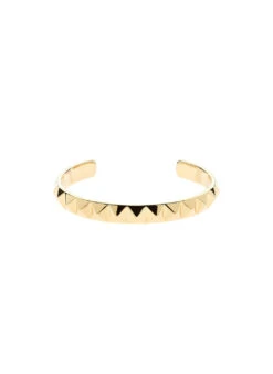 Gold Pyramid Bangle