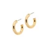 Gold Chunky Hoop Earrings 1 Gold Chunky Hoop Earrings -Melissa Odabash Sale 16907 Gold Thick Hoop Earrings