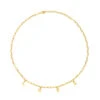 Gold Chain LOVE Necklace 2 Gold Chain LOVE Necklace -Melissa Odabash Sale 16917 Gold Love NL