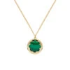 Melissa Odabash Gold Malachite Flower Long Pendant -Melissa Odabash Sale 42017101