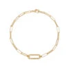 Melissa Odabash Gold Mini Paperclip & Crystal Link Bracelet -Melissa Odabash Sale 42017102 2d523396 8731 4ca9 b991 62502bb9cd53