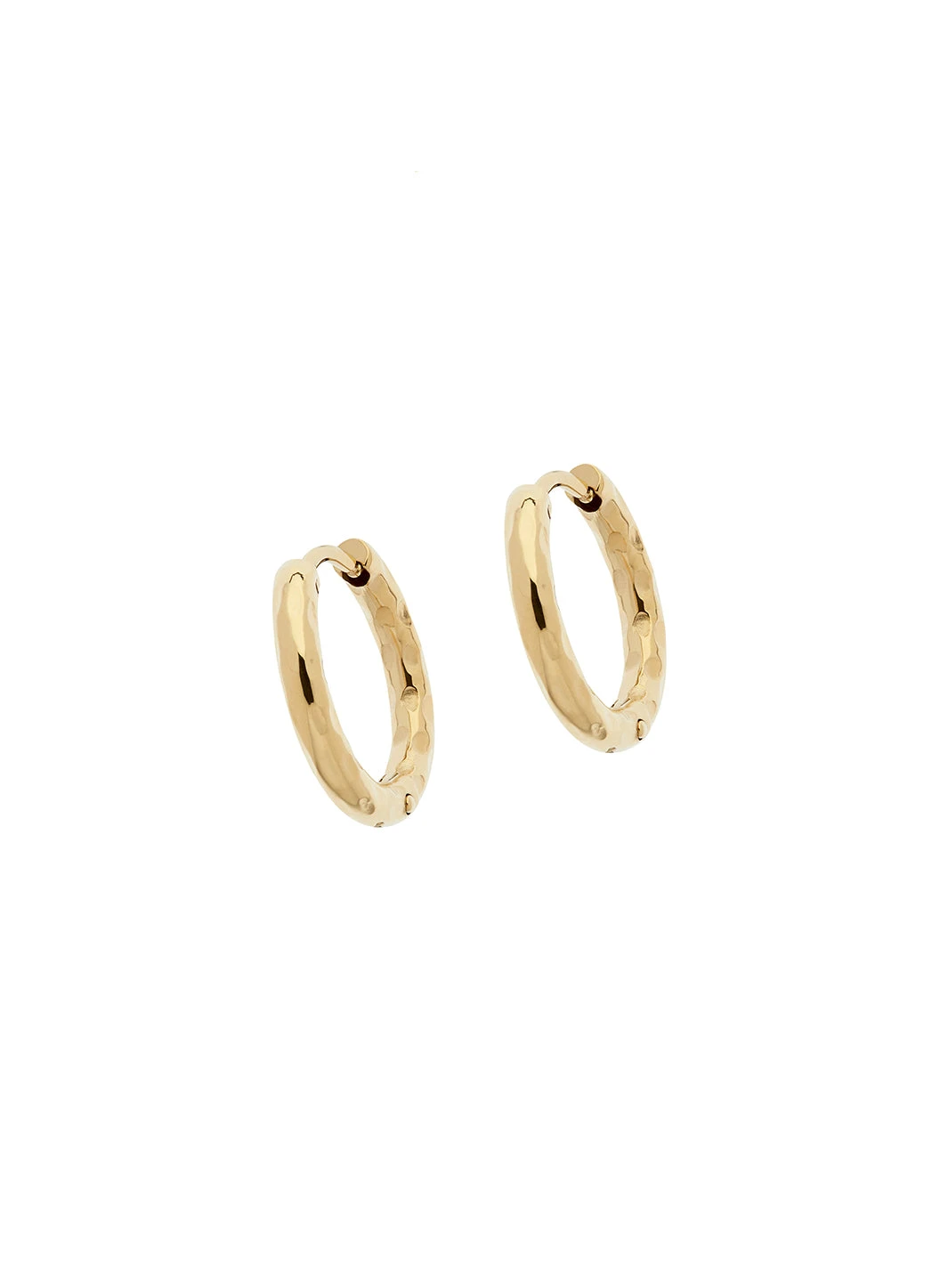 Melissa Odabash Gold Texture Huggy Hoop Earrings 3 Melissa Odabash Gold Texture Huggy Hoop Earrings