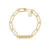 Melissa Odabash Gold 'Lucky' Crystal Bracelet -Melissa Odabash Sale Crystal Lucky Bar Chain Bracelet 60012350 6fa2 41ca 8370 10882de22f7d