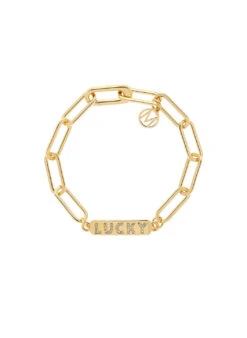 Melissa Odabash Gold 'Lucky' Crystal Bracelet