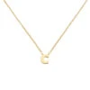 Melissa Odabash Letter 'c' Pendant Necklace -Melissa Odabash Sale Gold Letter c Necklace 12604