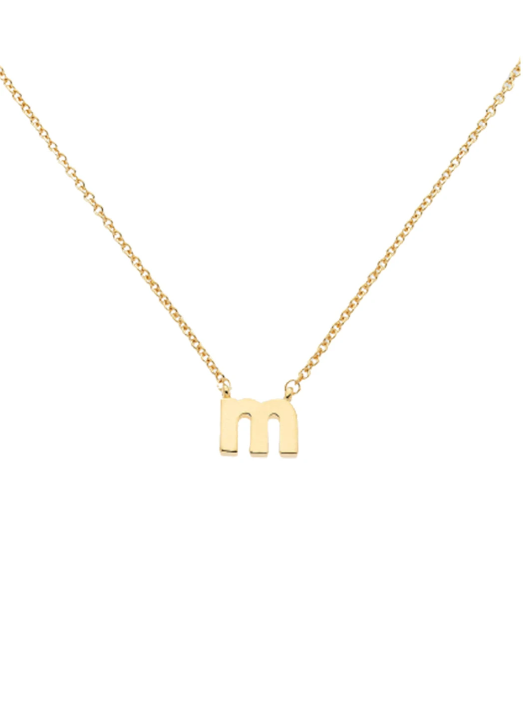 Melissa Odabash Letter 'm' Pendant Necklace 3 Melissa Odabash Letter 'm' Pendant Necklace