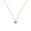Melissa Odabash Gold Eye Pendant 1 Melissa Odabash Gold Eye Pendant -Melissa Odabash Sale GoldTurquoiseEyeNecklace 15003