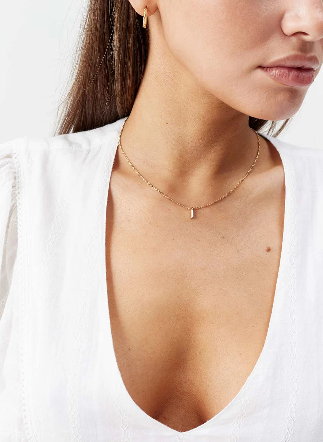 Melissa Odabash Letter 'L' Pendant Necklace 4 Melissa Odabash Letter 'L' Pendant Necklace - Image 2