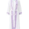 Audrey White/Lavender Kaftan 1 Audrey White/Lavender Kaftan -Melissa Odabash Sale audrey white lavender kaftan cutouts 2025