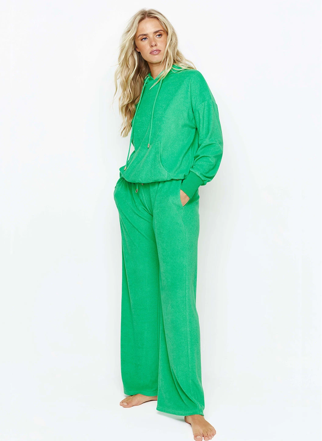 Melissa Odabash Nora Green Hoodie 4 Melissa Odabash Nora Green Hoodie - Image 2