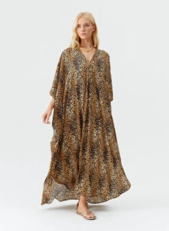 Bonnie Cheetah Kaftan 13 Bonnie Cheetah Kaftan -Melissa Odabash Sale bonnie cheetah kaftan model 2025 P
