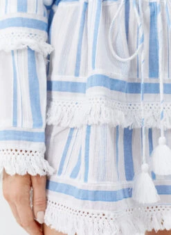 Claudia Oasis Stripe Dress 14 Claudia Oasis Stripe Dress -Melissa Odabash Sale claudia oasis stripe dress closeup 2025