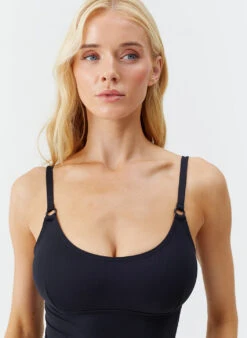 Comporta Black Swimsuit -Melissa Odabash Sale comporta black swimsuit closeup 2025