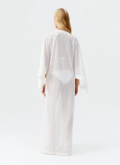 Edie White Dress -Melissa Odabash Sale edie white kaftan model 2025 B