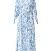 Edith Blue Leaf Dress -Melissa Odabash Sale edith blue leaf dress cutouts 2025