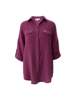 Elena Bordeaux Shirt