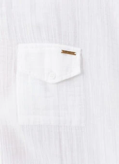 Elena White Shirt -Melissa Odabash Sale elena white shirt closeup 2025