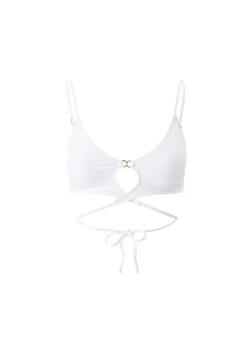 Faro White Bikini Top