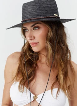 Gisele Black Hat -Melissa Odabash Sale gisele black hat model 2025
