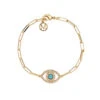 Melissa Odabash Gold Chain Eye Bracelet -Melissa Odabash Sale gold chain eye bracelet