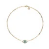 Melissa Odabash Gold Chain Turquoise Eye Necklace -Melissa Odabash Sale gold chain turquoise eye necklace