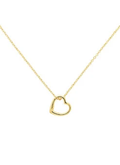 Melissa Odabash Gold Mini Heart Pendant Necklace