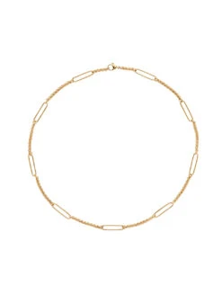 Melissa Odabash Gold Mixed Chain Necklace