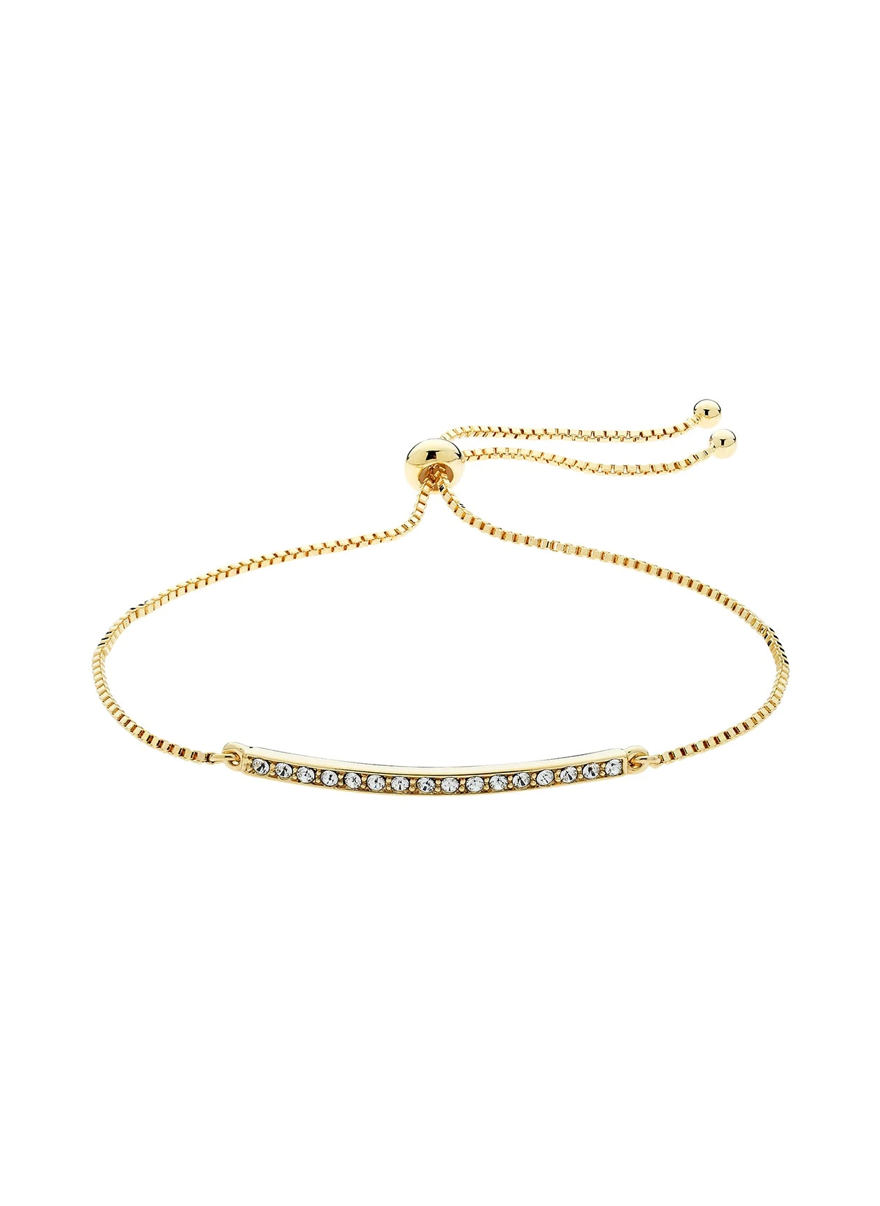 Melissa Odabash Gold Crystal Bar Bracelet 3 Melissa Odabash Gold Crystal Bar Bracelet