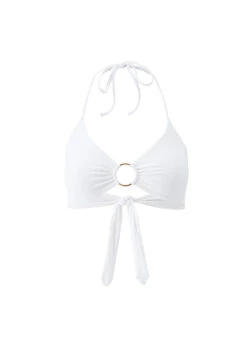 Exclusive Hamburg White Bikini Top