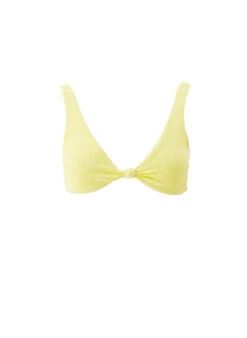 Exclusive Ibiza Yellow Ridges Bikini Top