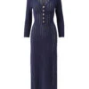 Jade Marine Dress 2 Jade Marine Dress -Melissa Odabash Sale jade navy dress cutouts 2025