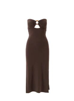 Exclusive Jane Coffee Dress