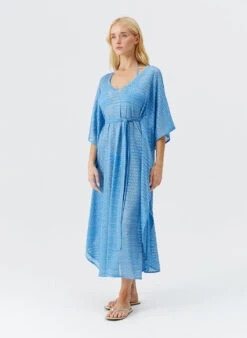 June Ocean Zigzag Kaftan -Melissa Odabash Sale june ocean zigzag kaftan model 2025 F