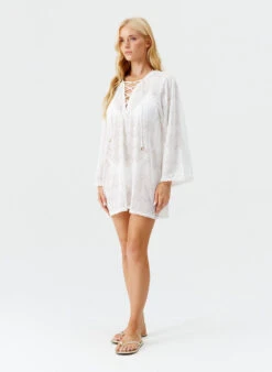 Keira White Kaftan -Melissa Odabash Sale keira white kaftan model 2025 F