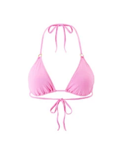 Melissa Odabash Exclusive Key West Pink Bikini Top