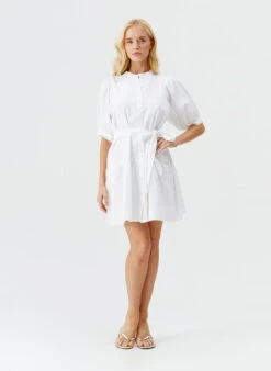 Kinly White Dress -Melissa Odabash Sale kinly white dress model 2025 P