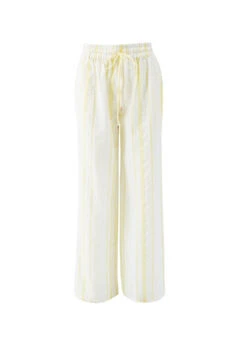 Krissy Yellow Stripe Trousers