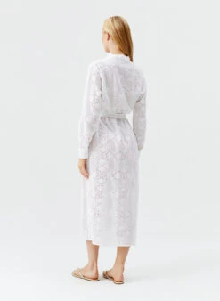 Luann White Dress -Melissa Odabash Sale luann white dress model 2025 B