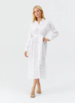 Luann White Dress -Melissa Odabash Sale luann white dress model 2025 P