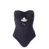 Lucca Black Swimsuit -Melissa Odabash Sale lucca black swimsuit cutouts 2025