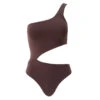 Exclusive Nassau Brown Swimsuit -Melissa Odabash Sale nassau brown swimsuit cutouts 2025