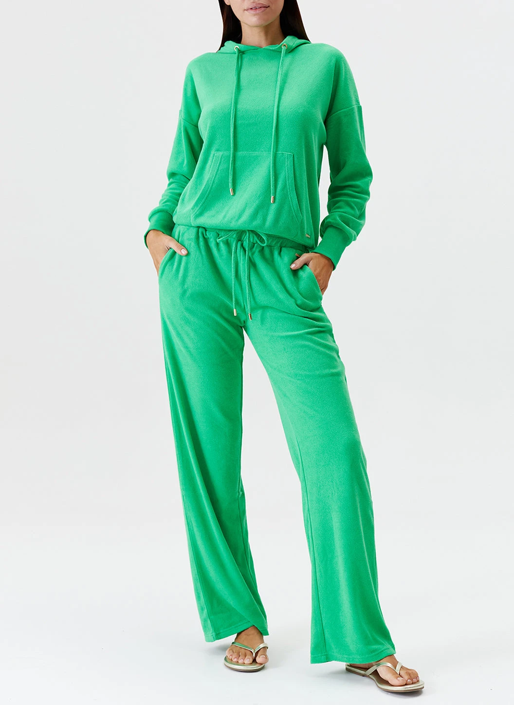 Melissa Odabash Nora Green Hoodie 5 Melissa Odabash Nora Green Hoodie - Image 3