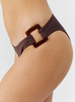 Exclusive Paris Brown Bikini Bottom -Melissa Odabash Sale paris brown bikini bottom closeup 2025