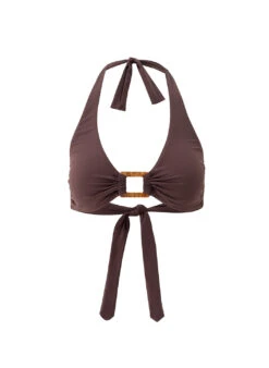 Exclusive Paris Brown Bikini Top