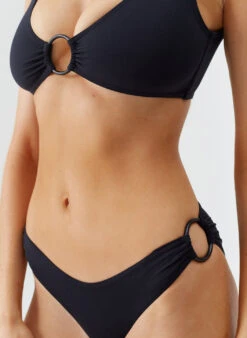 Phoenix Black Bikini Top -Melissa Odabash Sale phoenix black bikini top closeup 2025