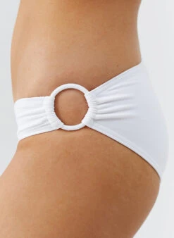 Phoenix White Bikini Bottom -Melissa Odabash Sale phoenix white bikini bottom closeup 2025 2