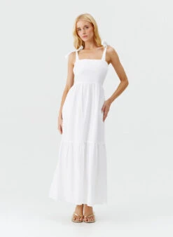 Posie White Dress -Melissa Odabash Sale posie white dress model 2025 P