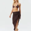 Exclusive Roxanne Brown Sarong -Melissa Odabash Sale roxanne brown pareo model 2025 P