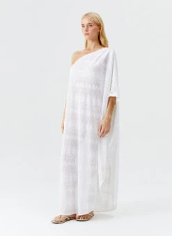 Savannah White Dress -Melissa Odabash Sale savannah white dress model 2025 F