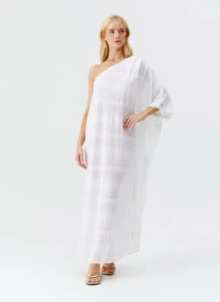 Savannah White Dress -Melissa Odabash Sale savannah white dress model 2025 P